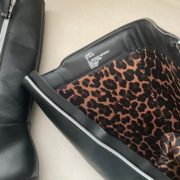 Steve Madden‎ Girl's Black Leather Boots Toddler Girls 11 - Picture 6 of 6